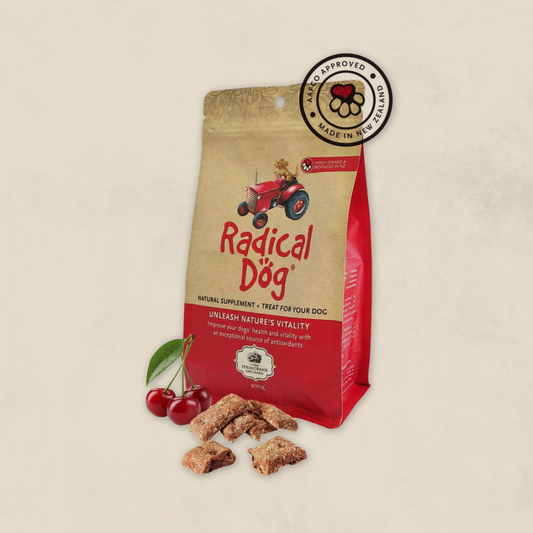 400gm Bag of Radical Dog Premium Dog Biscuits